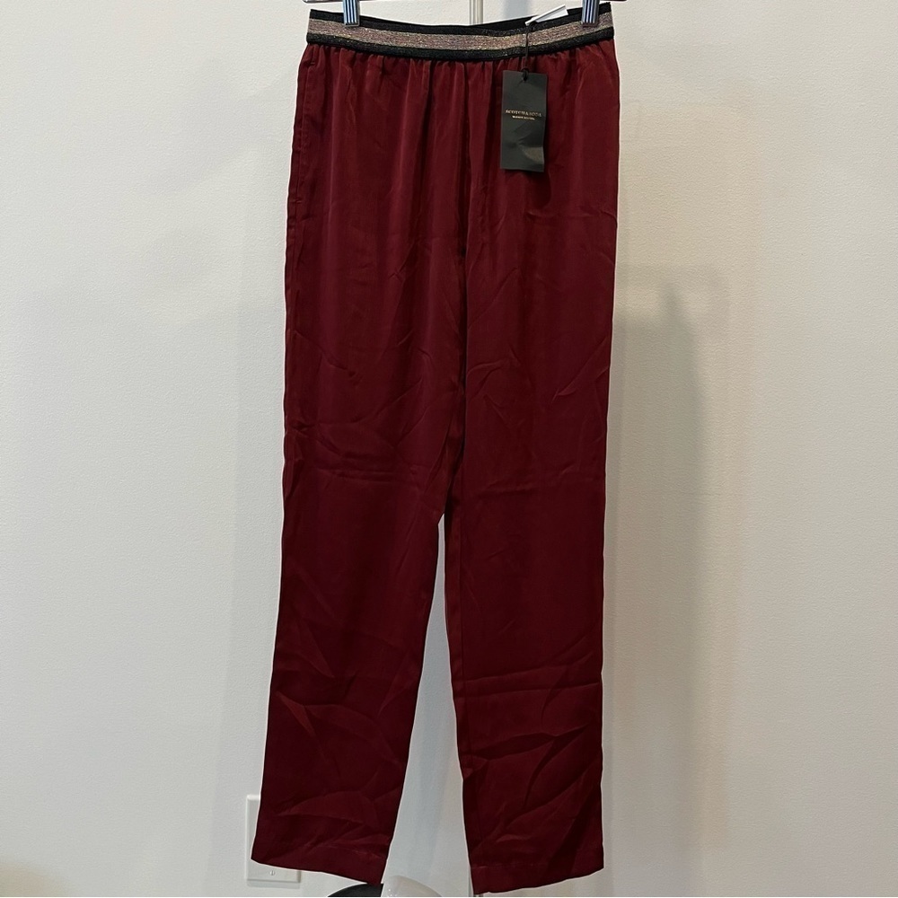 NWOT Maison Scotch & Soda Silky Pants